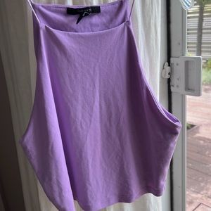 Violet crop top